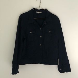 Navy Blue Vintage Light Over-shirt